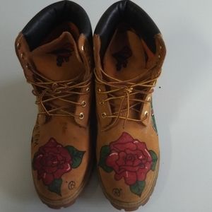 Customer Painted Timberland boots Side 9 Men's